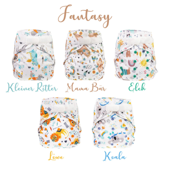 Blümchen diaper cover OneSize (3,5-16kg) Hook and Loop Fantasy 2